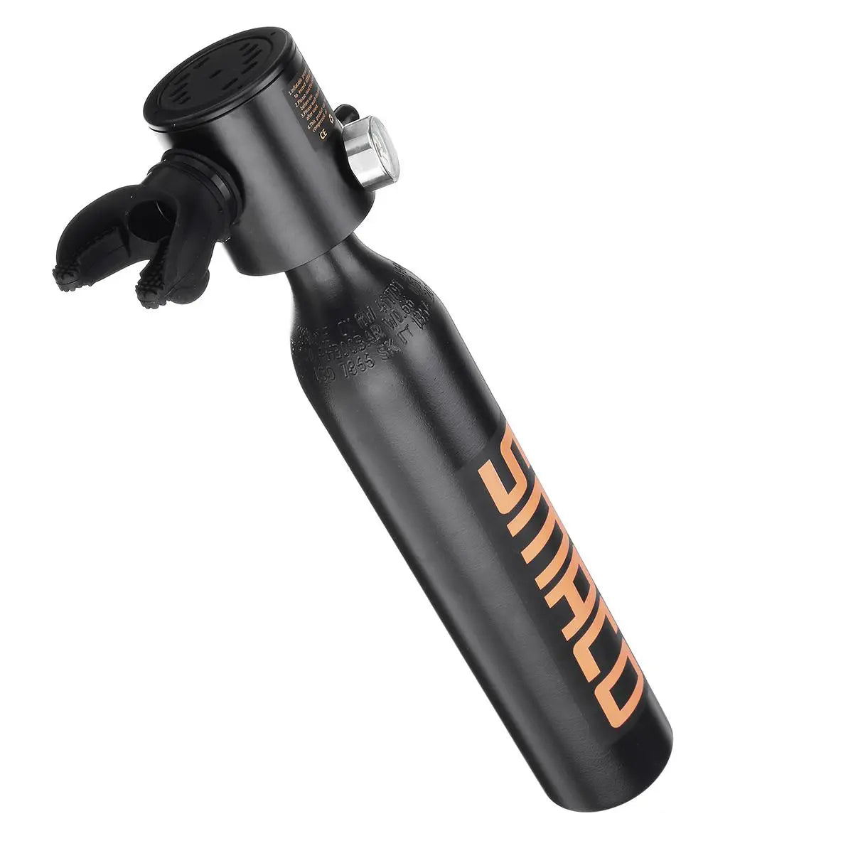 0,5 L Scuba Sauerstoffflasche – Set mit Pumpe & Tasche für Schnorcheln & Tauchen