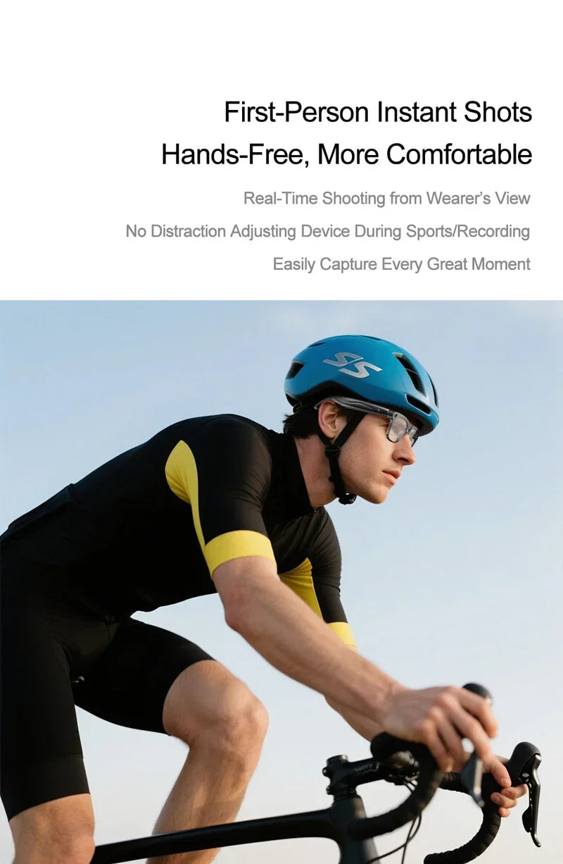 6K AI Kamera Brille – Photochrom, ChatGPT, Übersetzung in 75 Sprachen & Bluetooth