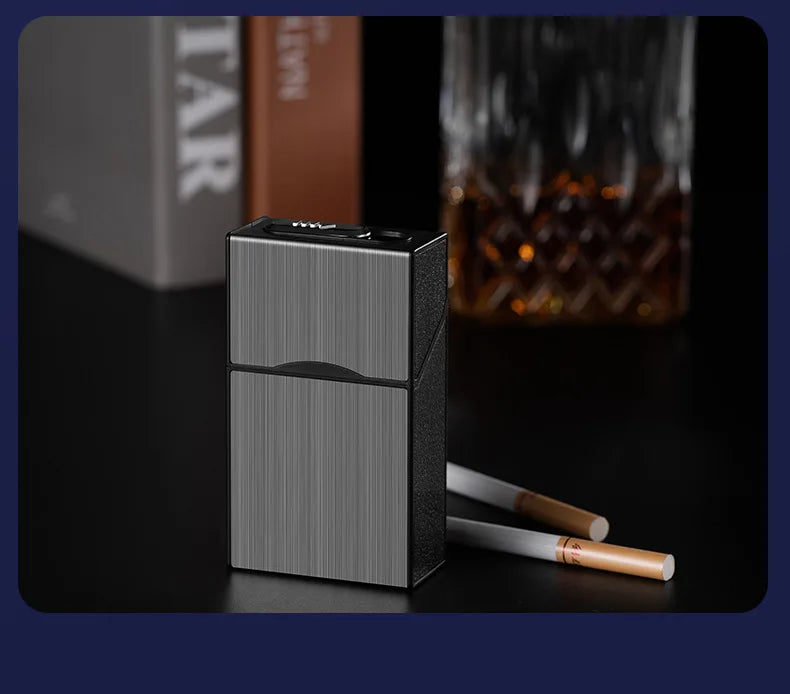 USB-Zigarettenetui für 20 Zigaretten mit Wolframdraht-Zündung – Produktbild 25