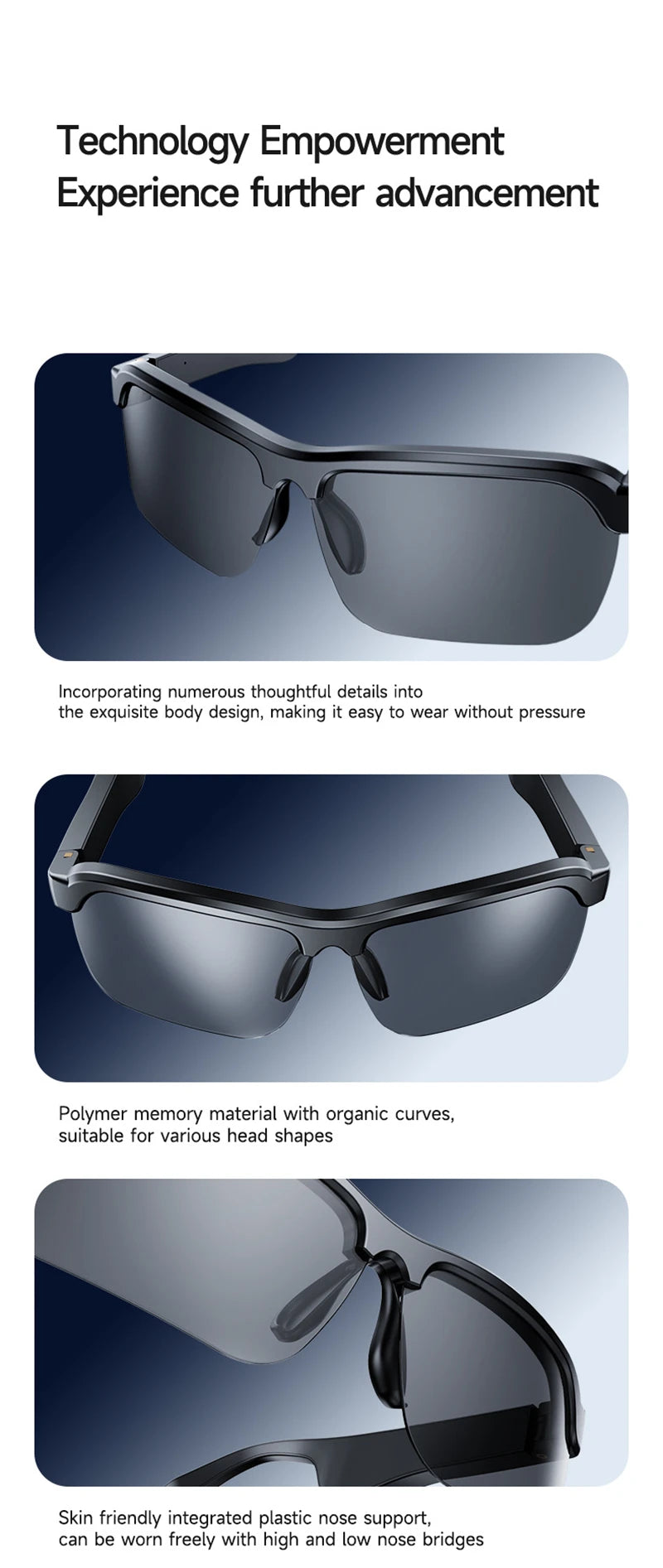 Smart Glasses 8K AI – 100MP Kamera, Bluetooth, Musik & Sonnenbrille für Damen & Herren