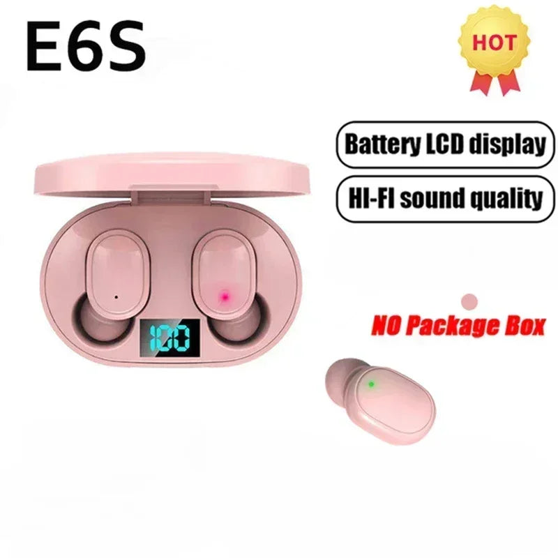 E6S TWS Bluetooth Earbuds – Noise Cancelling Kopfhörer mit Mikrofon