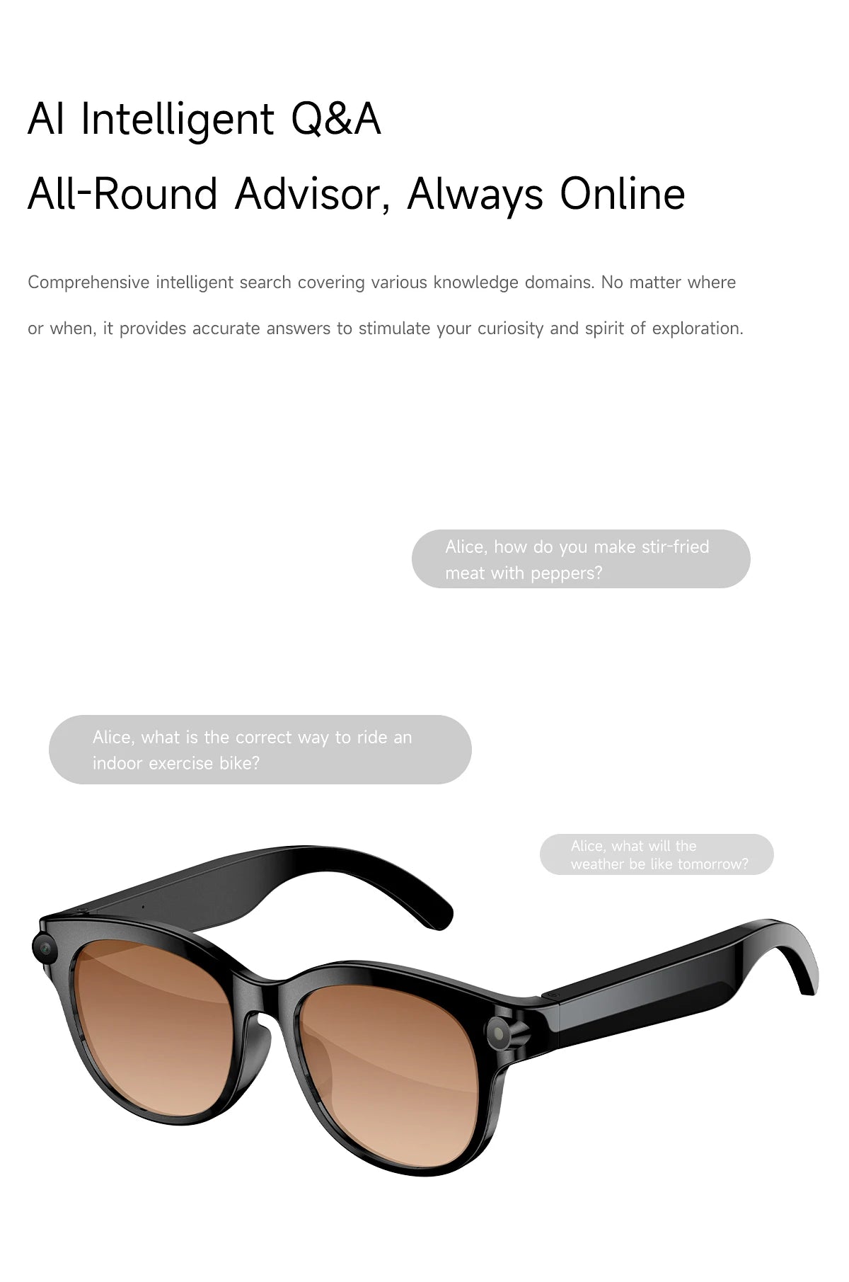 Lenovo AI Smart Glasses – Meeting Aufnahme, Übersetzung & Outdoor Sport