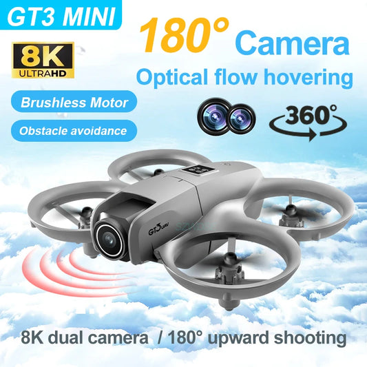 GT3 RC Drohne 8K – 5G HD Luftaufnahmen, Hinderniserkennung, Dual-Kamera & Quadcopter