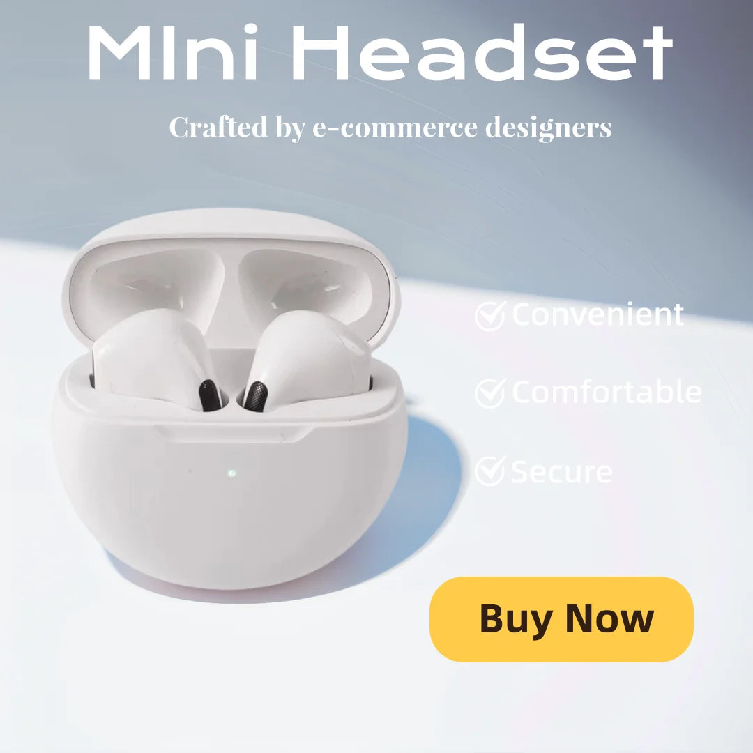 TWS Bluetooth Kopfhörer – Noise Cancelling Earbuds mit Mikrofon
