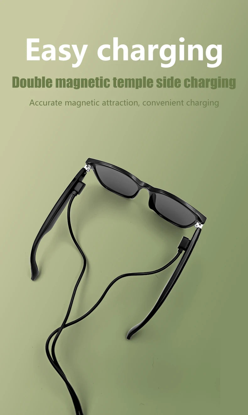 GS08 Smart-Brille Herren 2-in-1 – UV-Schutz, Polarisiert, Anti-Blaulicht & Musik