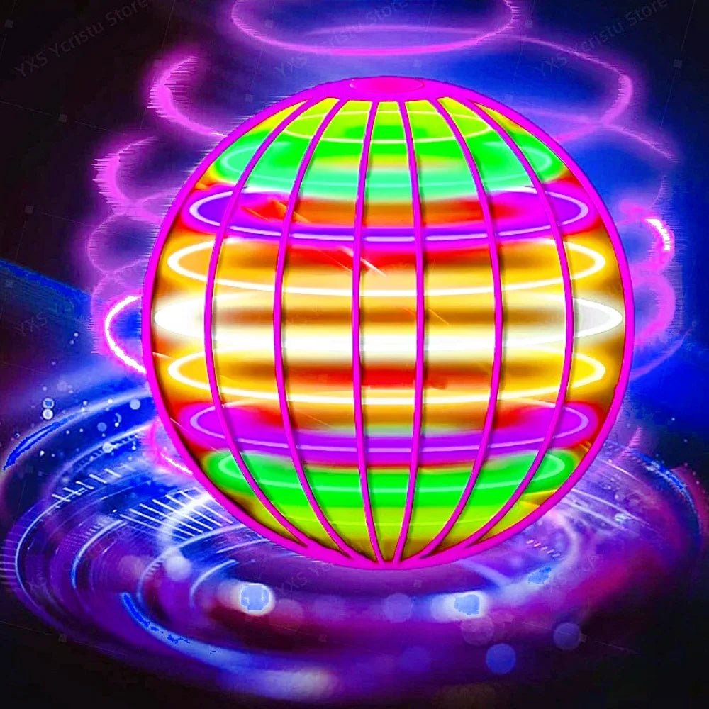 LED-Flugball mit Boomerang-Effekt, schwebender Spinner – Produktbild 1