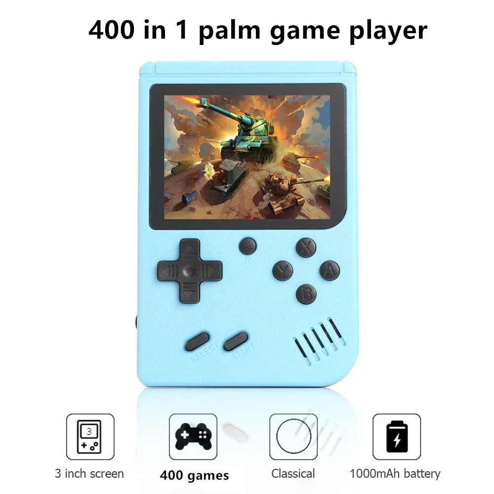 Retro Handheld Konsole – 400 Spiele Mini Gaming Gerät
