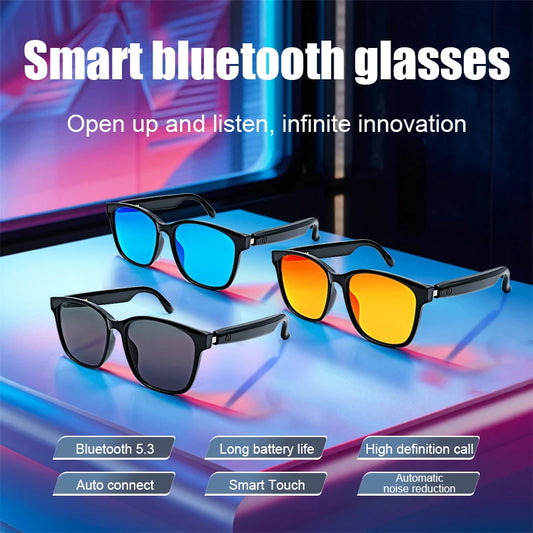 GS08 Smart-Brille Herren 2-in-1 – UV-Schutz, Polarisiert, Anti-Blaulicht & Musik