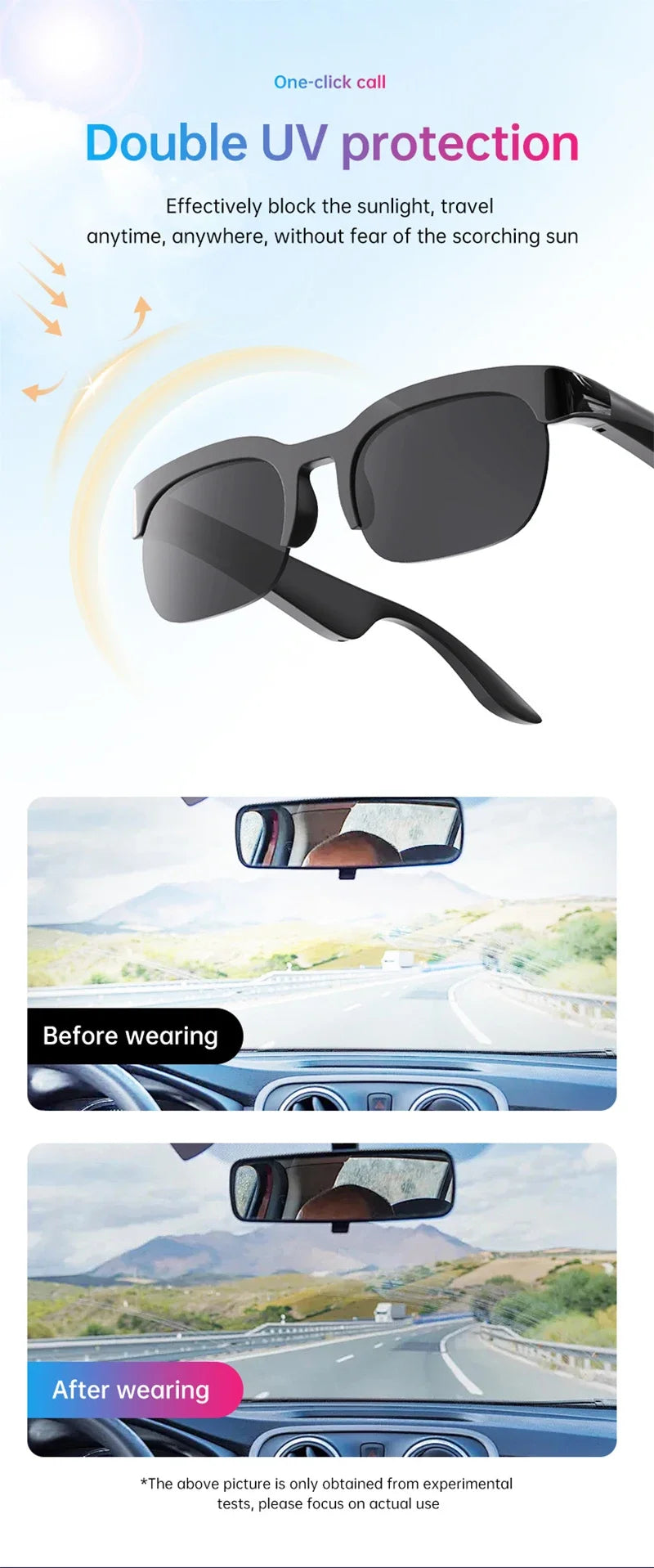 Lenovo XG89 Bluetooth-Smart-Brille für Musik und Anrufe – Produktbild 15