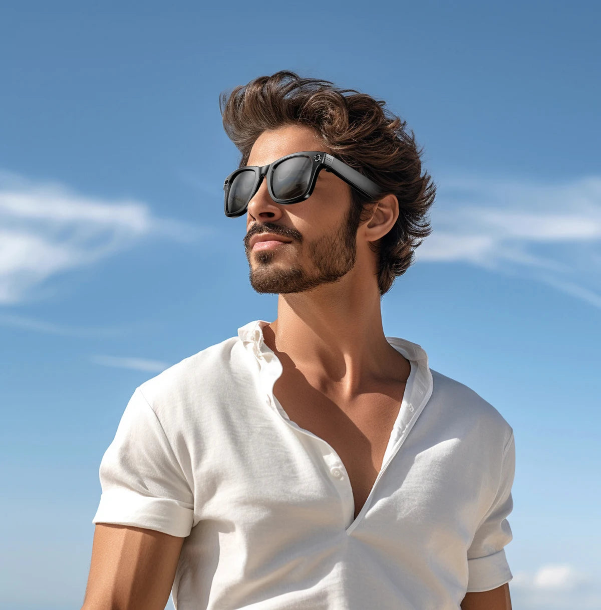 KI Smart Brille – Farbwechsel-Linsen, Videoaufnahme & KI-Übersetzung