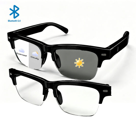 Smart Brille – Ultraleicht, Open-Ear Lautsprecher, Polarisierte Gläser, Bluetooth