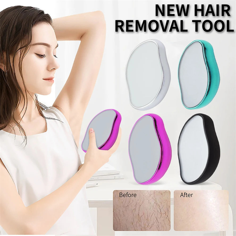 Crystal Hair Eraser – Nano-Glas Haarentferner, Schmerzlos & Wiederverwendbar