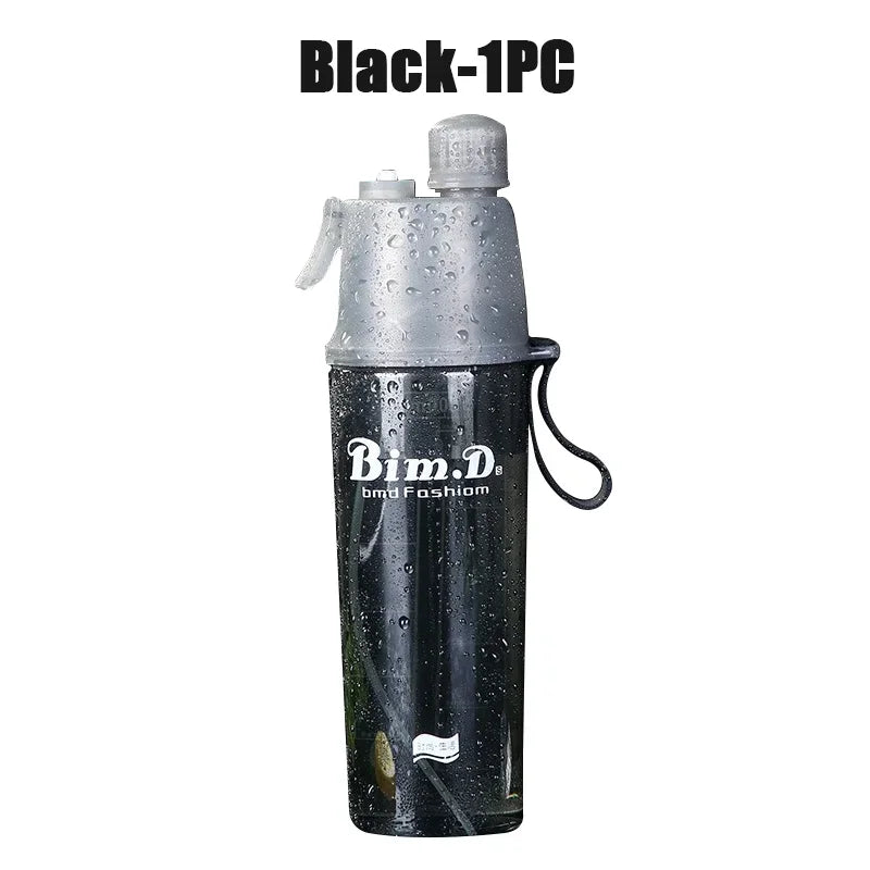 Sprühwasserflasche mit Strohhalm 600ml – BPA-frei, für Sport, Fitness & Reisen – Bild 24