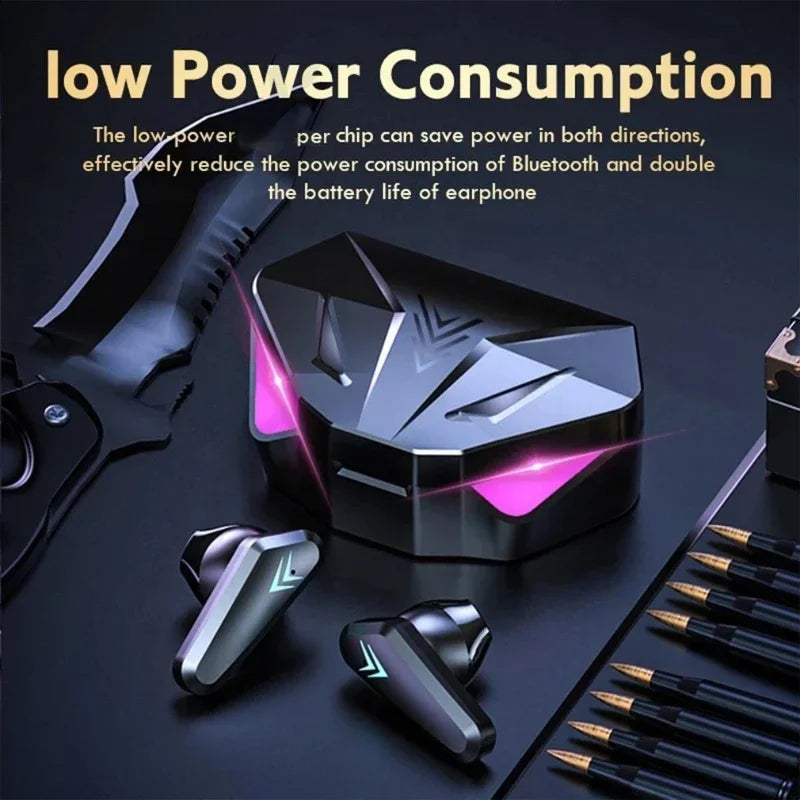 X15 TWS Gaming Earbuds – Bluetooth 5.3, LED Display & Noise Cancelling