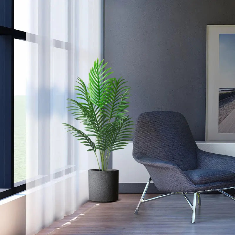 Künstliche Palme 90–120cm – Große Monstera Pflanze für Garten & Heim