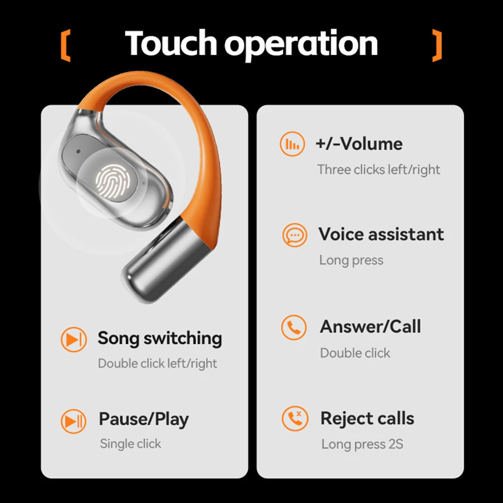 KI Übersetzer Kopfhörer – 144 Sprachen, Bluetooth 5.4, Touchscreen, Echtzeit-Übersetzung für Arbeit & Reisen