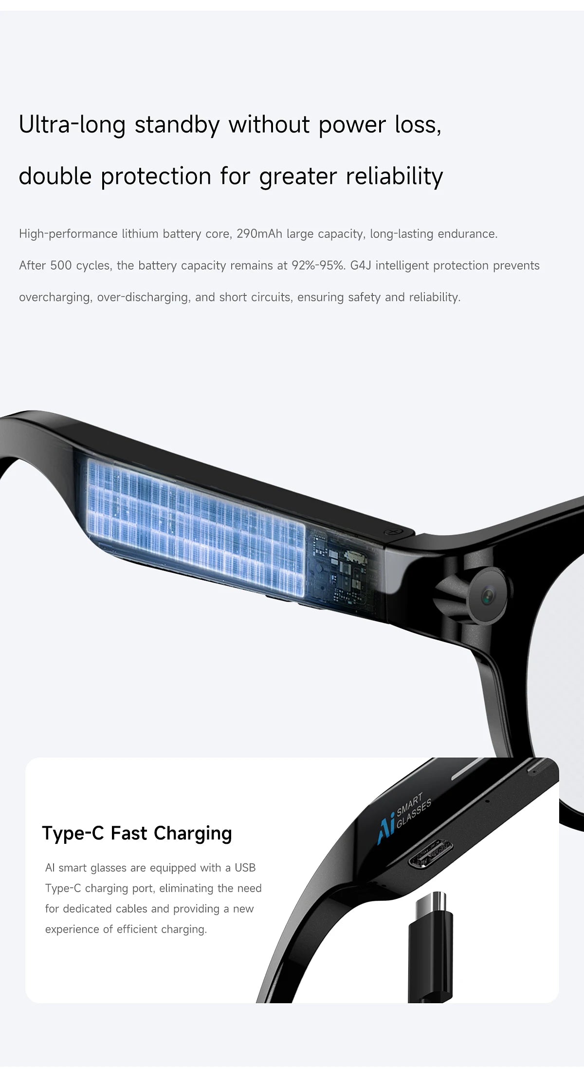 Lenovo AI Smart Glasses – Meeting Aufnahme, Übersetzung & Outdoor Sport