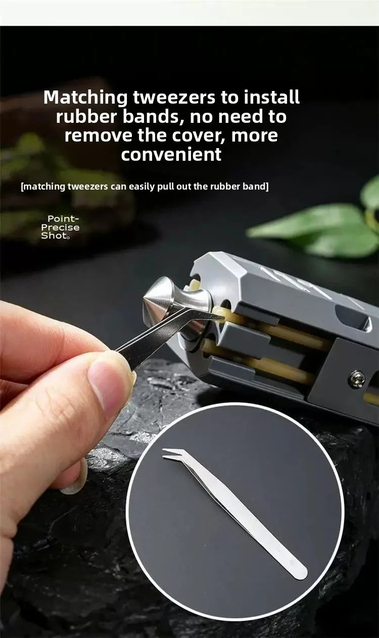 Profi-Steinschleuder mit Automatik-Magazin – Halb Metall, Halb Kunststoff – Produktbild 9