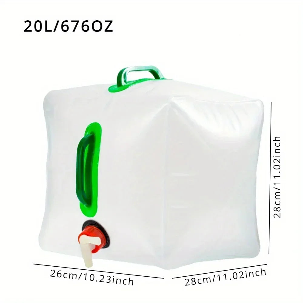 Faltbarer Wasserkanister – 10L & 20L Camping Wasserbehälter für Outdoor & Reisen