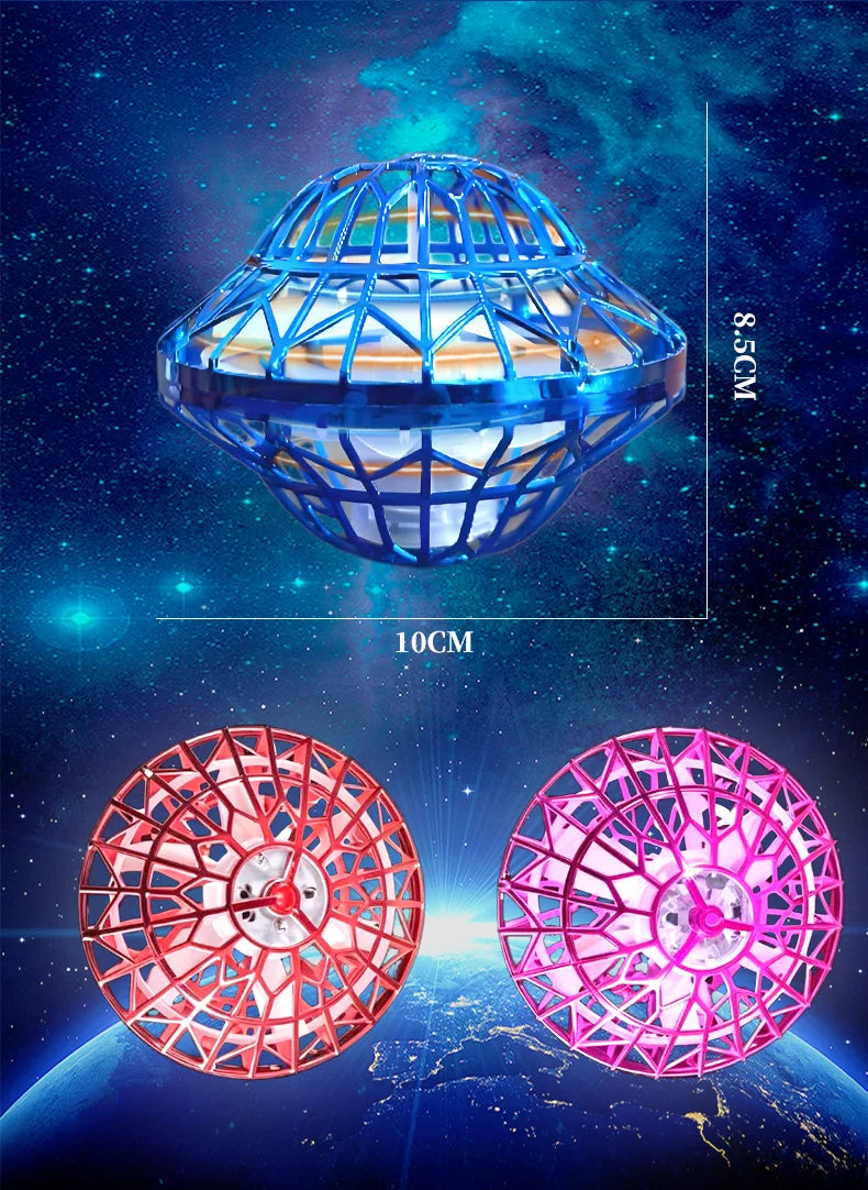 UFO-Sensor-Flugball mit leuchtendem Schwebeeffekt – Produktbild 6