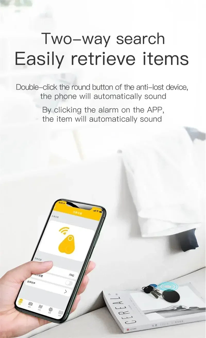 GPS Tracker Bluetooth – Mini Ortungsgerät für Auto, Kinder & Haustiere
