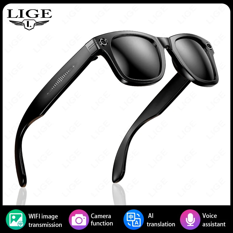 KI Smart Brille 2026 – HD Kamera, Übersetzung & Bluetooth Audio