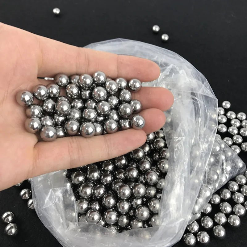 100 Stahlkugeln 6/8mm für Steinschleuder & Jagd – Produktbild 9