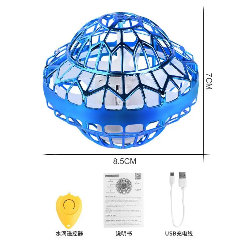 Aufgerüsteter Flyball-UFO mit LED-Licht und USB-Ladung – Produktbild 3