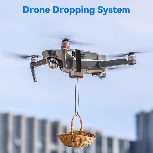 Drohnen Abwurfsystem DJI – kompatibel mit Mini/Mavic/Phantom für Angeln & Events