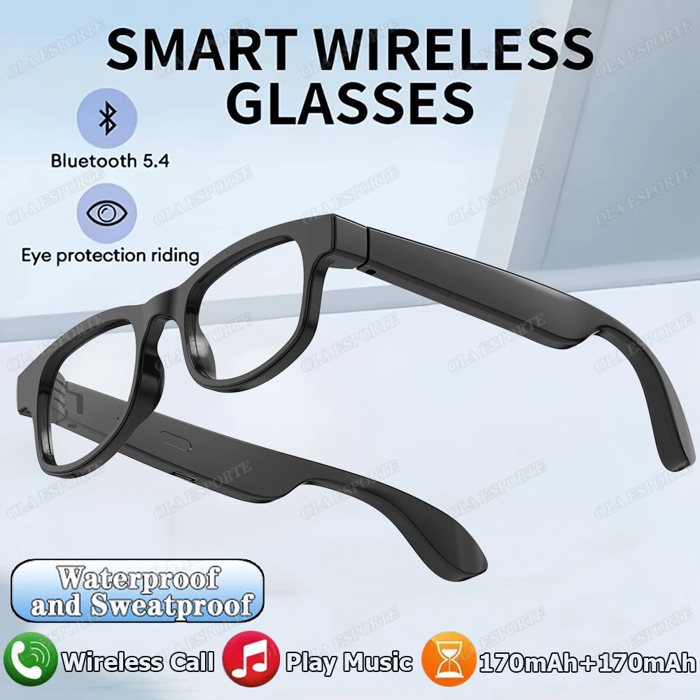 Smart Audio Brille – Bluetooth 5.4, Musik, Anrufe & Blaulichtschutz