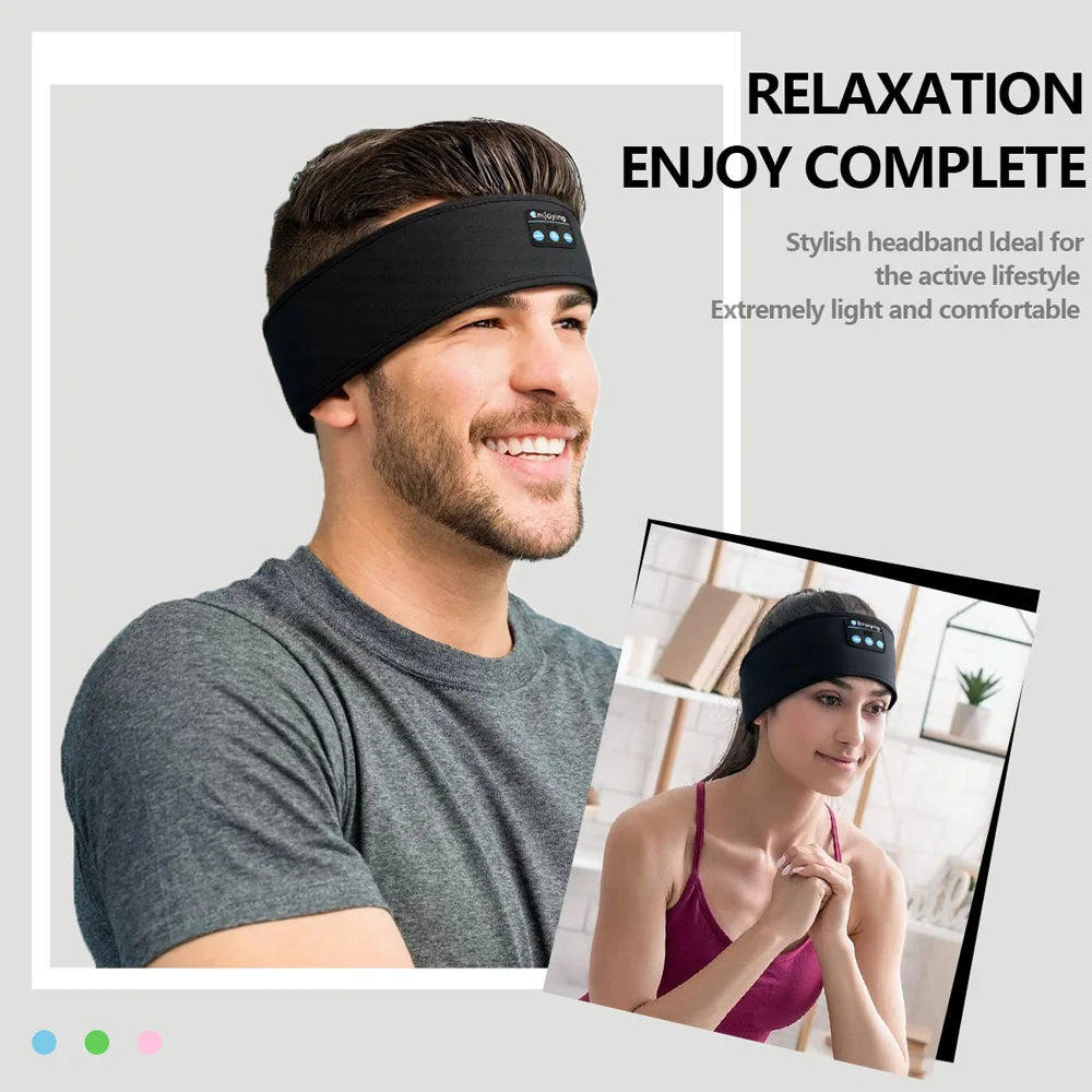 Bluetooth Schlafmaske – Musik Headband für Schlaf, Sport & Yoga