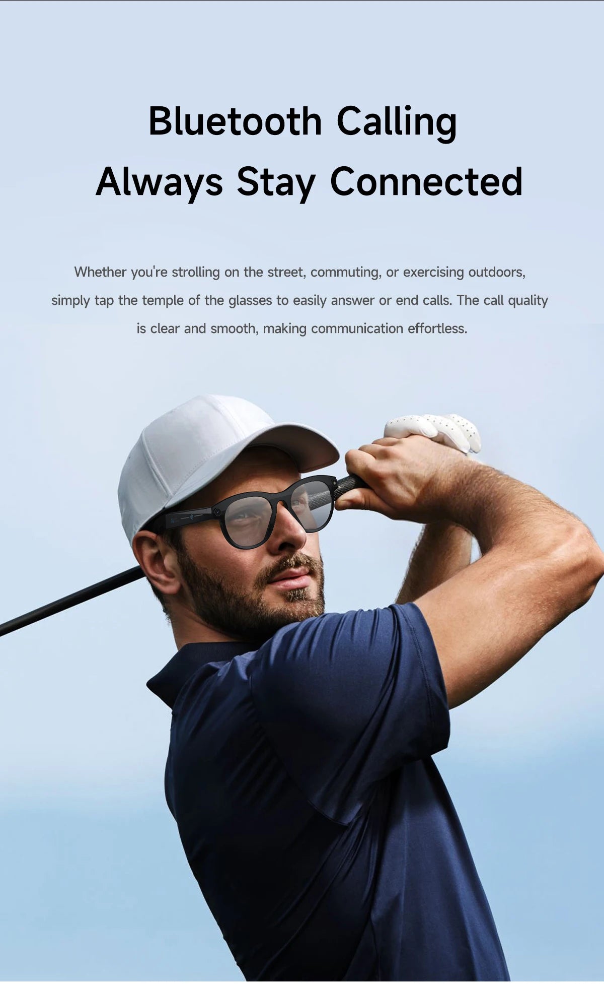 KI Smart Brille 2025 – 800W Kamera, Foto & Video, Übersetzung, Musik & BT Anruf