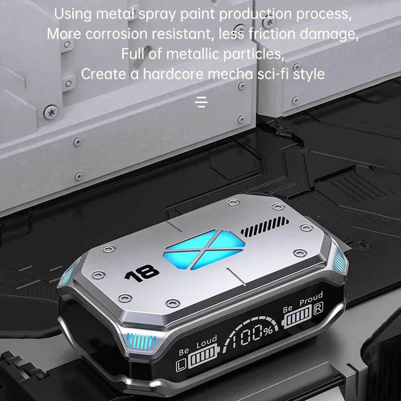 M41 Bluetooth Kopfhörer – Kabellose Earbuds mit Touch-Display, Stereo Sound & Magnetverschluss