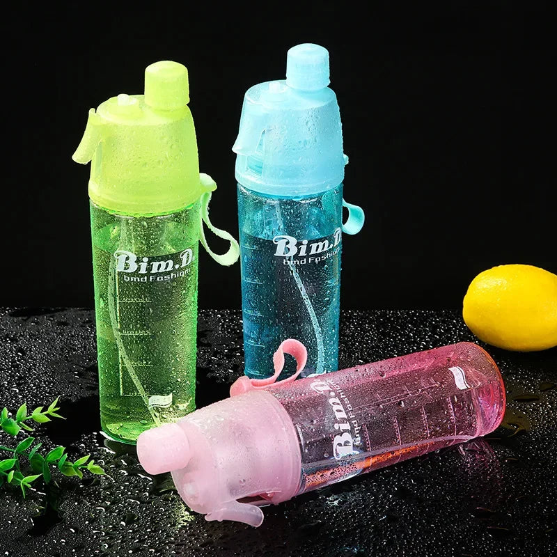 Sprühwasserflasche mit Strohhalm 600ml – BPA-frei, für Sport, Fitness & Reisen – Bild 9
