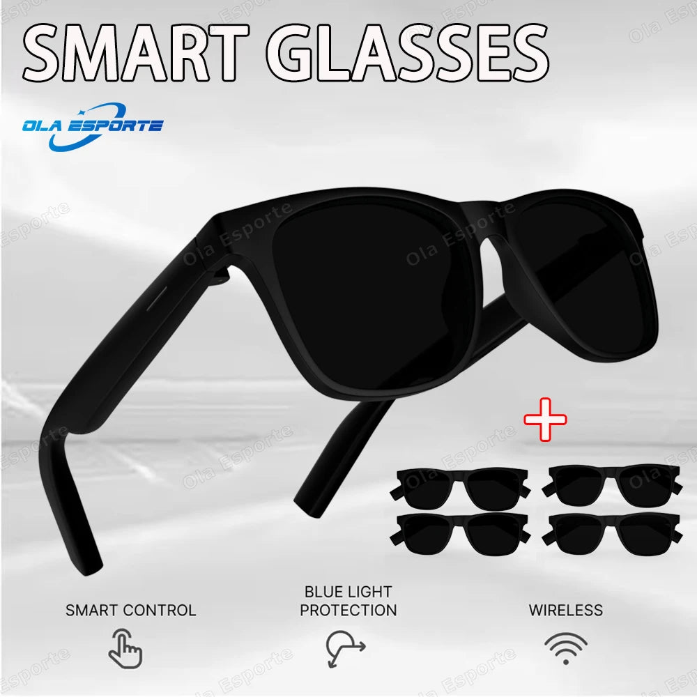 AI Smart Glasses – Bluetooth 5.3, Musik, Anrufe & offenes Audio
