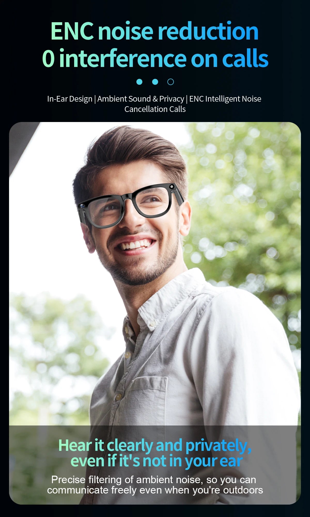 KI Smart Brille 2026 – 800W HD Kamera, KI-Bilderkennung, KI-Konversation & Übersetzung