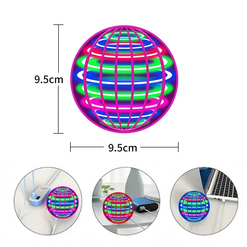 Auto-Spinner-LED-UFO-Flugball mit Schwebeeffekt – Produktbild 13