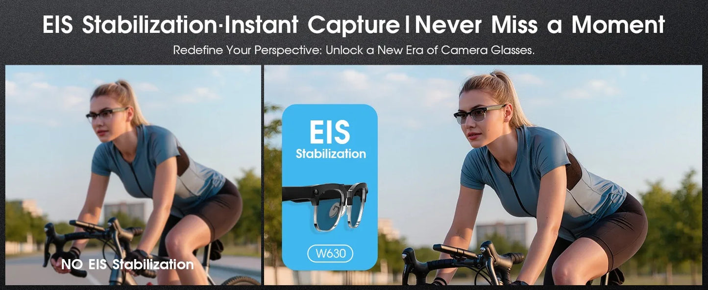 2026 Smart-Brille 800W Ultra-Wide – 4K Video, KI-Bilderkennung, Bluetooth & Übersetzung