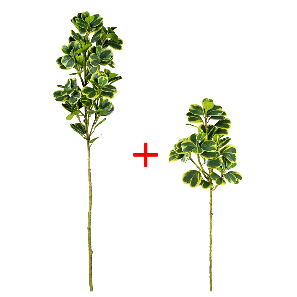 Künstlicher Ficus 76–115 cm – Tropische Kunstpflanze mit Herzblättern