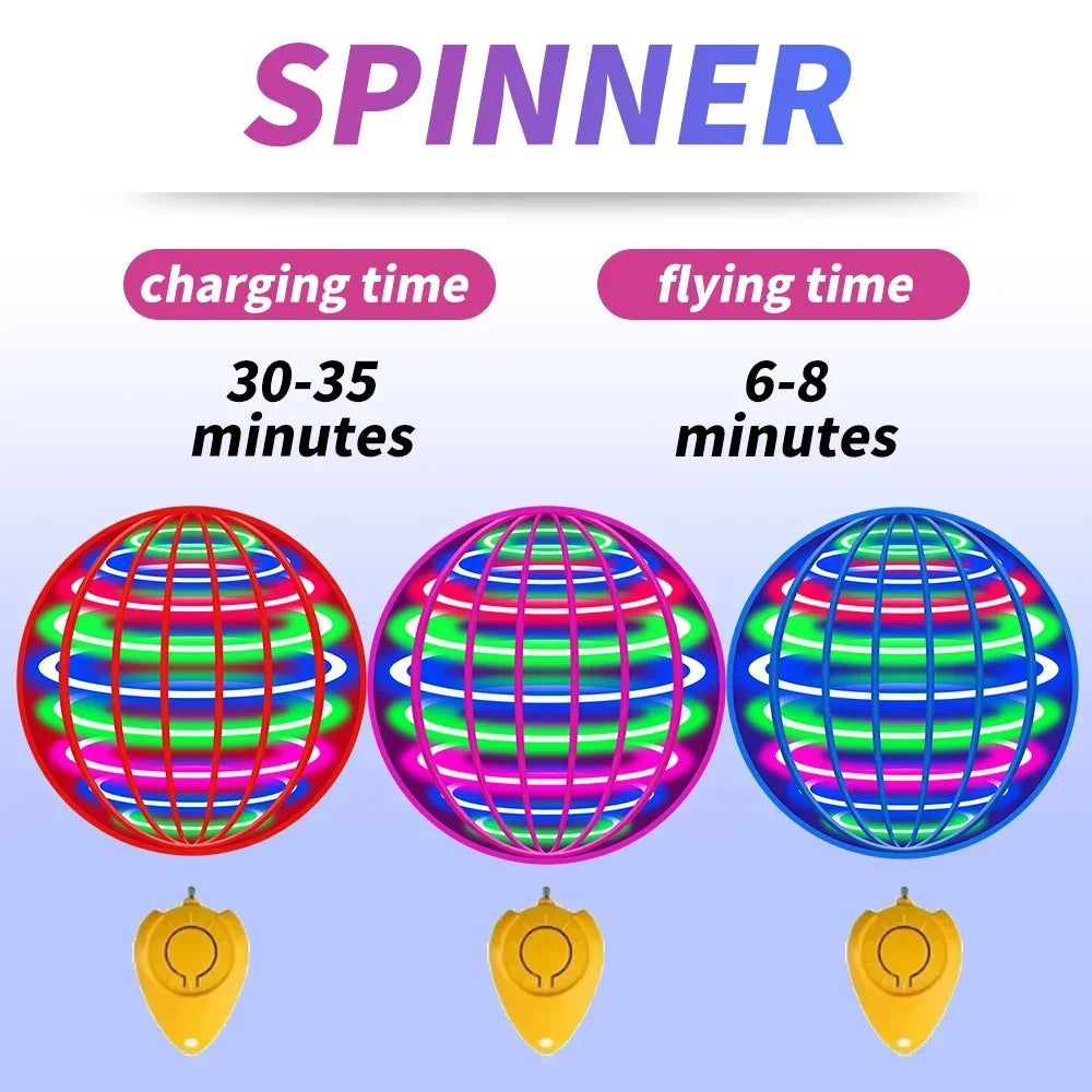Auto-Spinner-LED-UFO-Flugball mit Schwebeeffekt – Produktbild 11