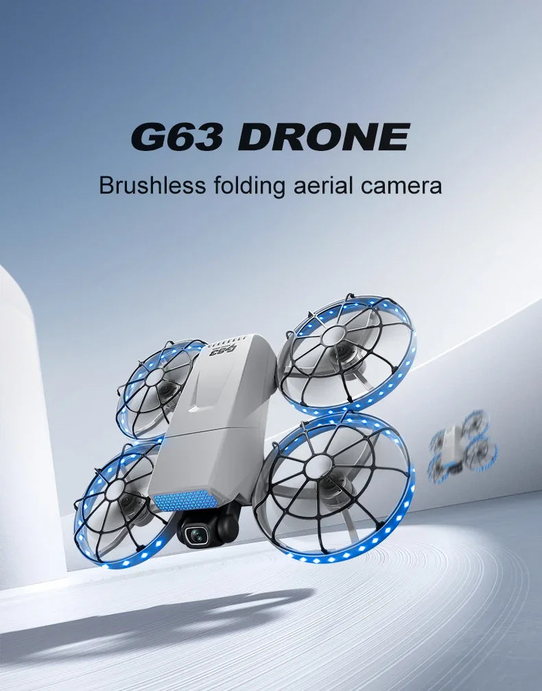 4K Profi-Drohne – 10km Reichweite, Brushless Motor, Servo-Gimbal & Dual-Kamera