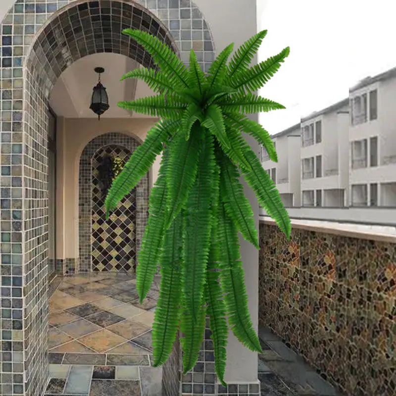 Künstliche Hängepflanzen 73–115 cm – Efeu & Farn für Wand & Garten