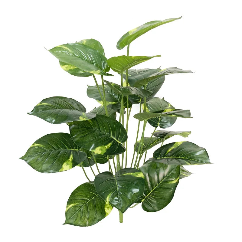 Kunstpflanze Monstera Schildblatt – Realistische Kunstblätter für Innen & Außen, Heimdeko