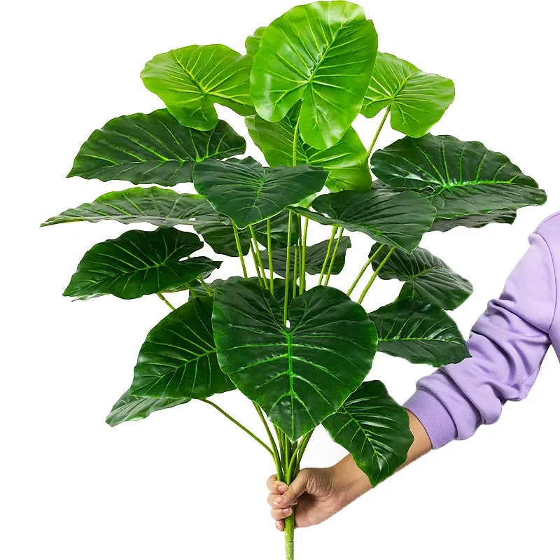 Kunstpflanze Monstera Schildblatt – Realistische Kunstblätter für Innen & Außen, Heimdeko