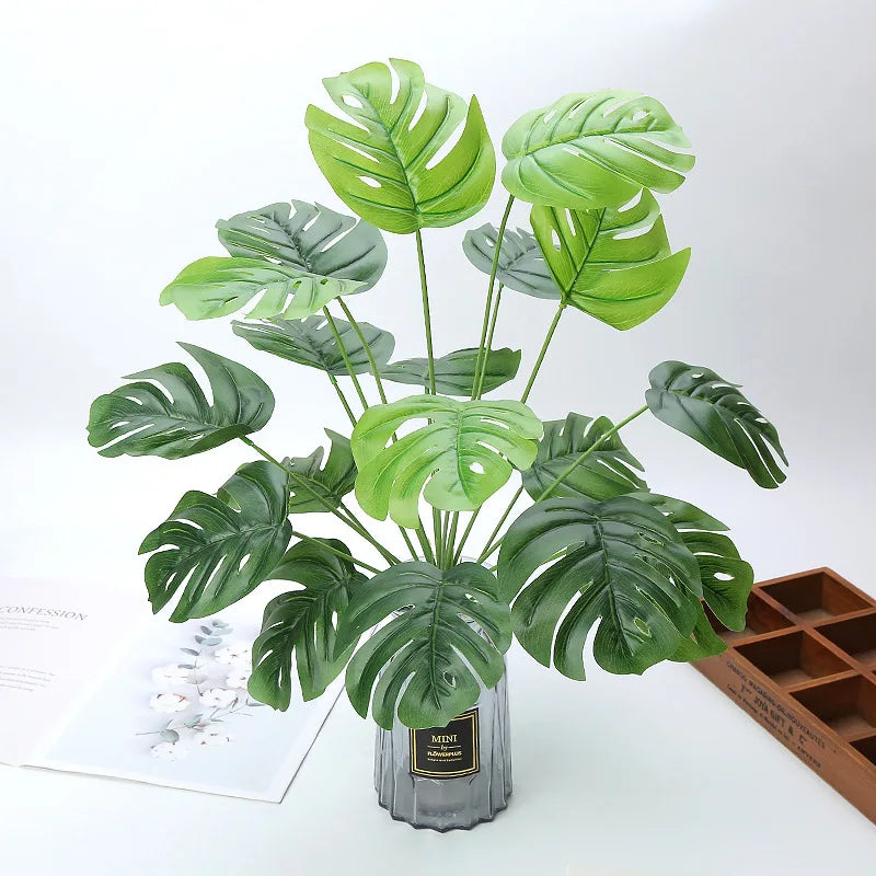 Künstliche Monstera Pflanze 42–54cm – UV-beständig für Indoor & Outdoor Deko