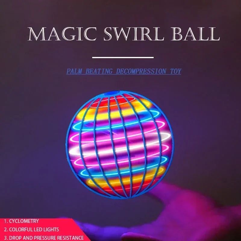 LED-Flugball mit Boomerang-Effekt und farbigen Lichtern – Produktbild 8