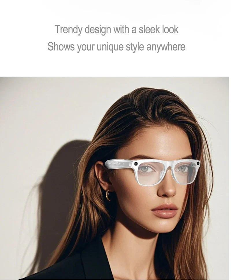 Lenovo Smart-Brille HD Photochrom – KI, Bluetooth, Musik, Übersetzung & Kamera