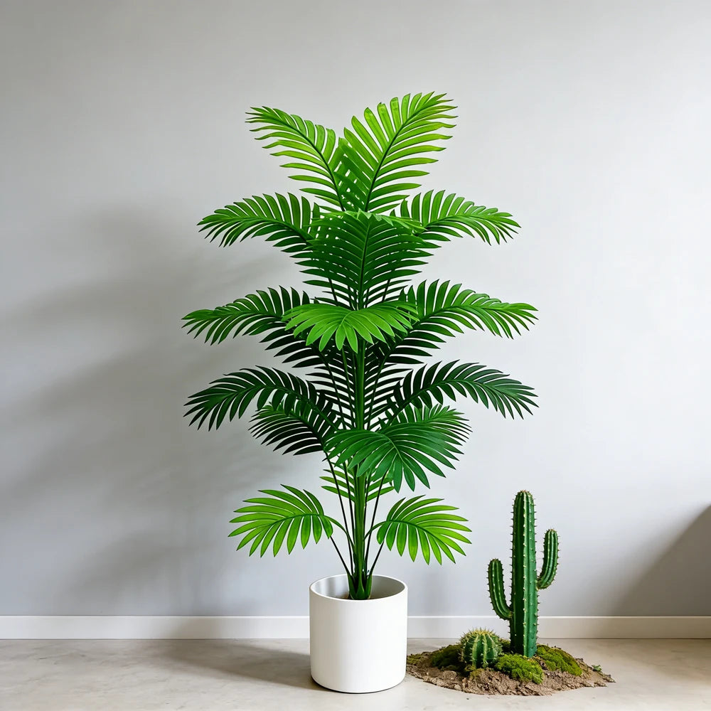 Künstliche Palme 60–80 cm – Monstera & Kokospalme für Heim & Garten