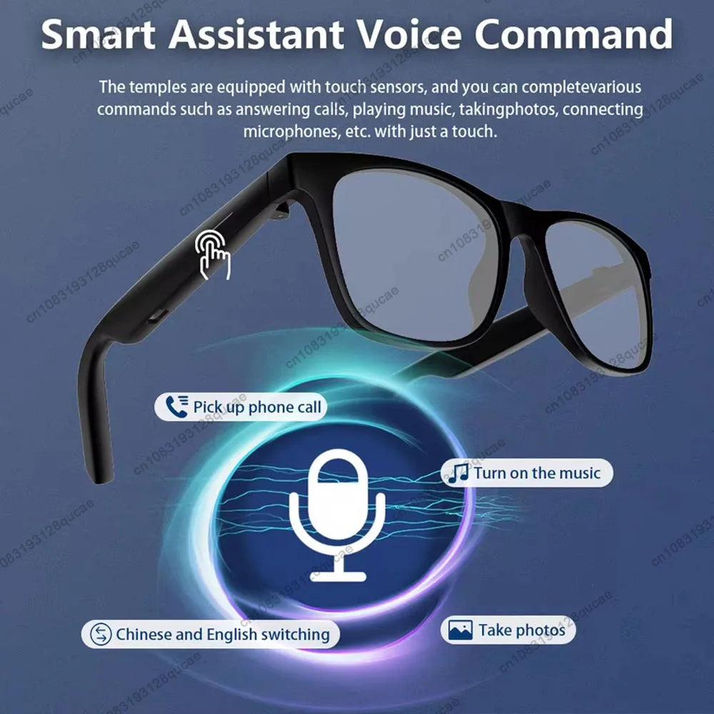 Bluetooth Smart Brille – Musik, Anrufe & UV-Schutz Sonnenbrille