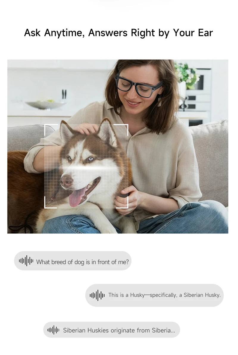 Xiaomi KI Smart Brille – 4K Kamera, ChatGPT & Bluetooth Audio Sonnenbrille